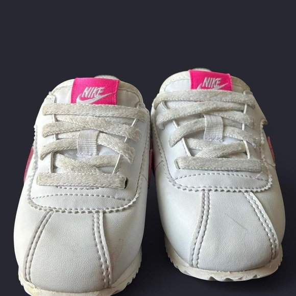 Nike Cortez EasyOn | Hot Pink & White | Toddler Size 6.5 | Quick Slip-On - Picture 4 of 8
